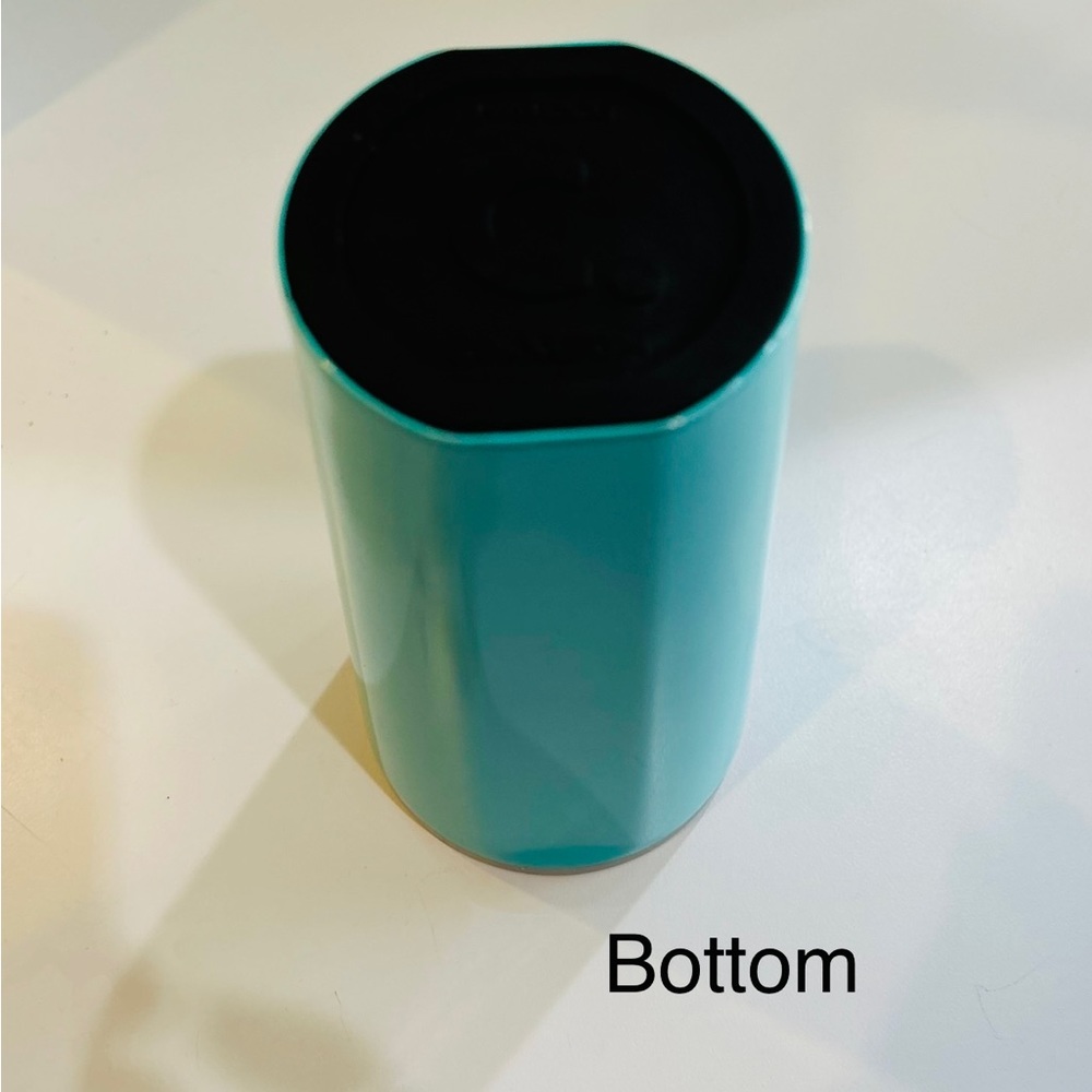 Aqua 16oz. Corkcicle Tumbler with clear lid - Picture 4 of 5
